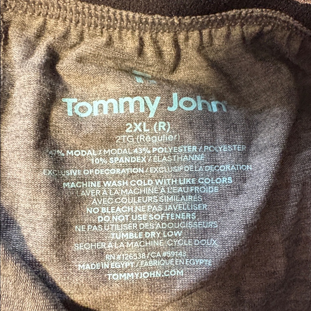 NEW NWT Tommy John Second Skin Sleep Pant Medium Heather Grey Pajamas XXL - Picture 10 of 12